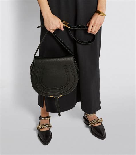 chloe marcie mini leather crossbody bag|chloe marcie medium saddle bag.